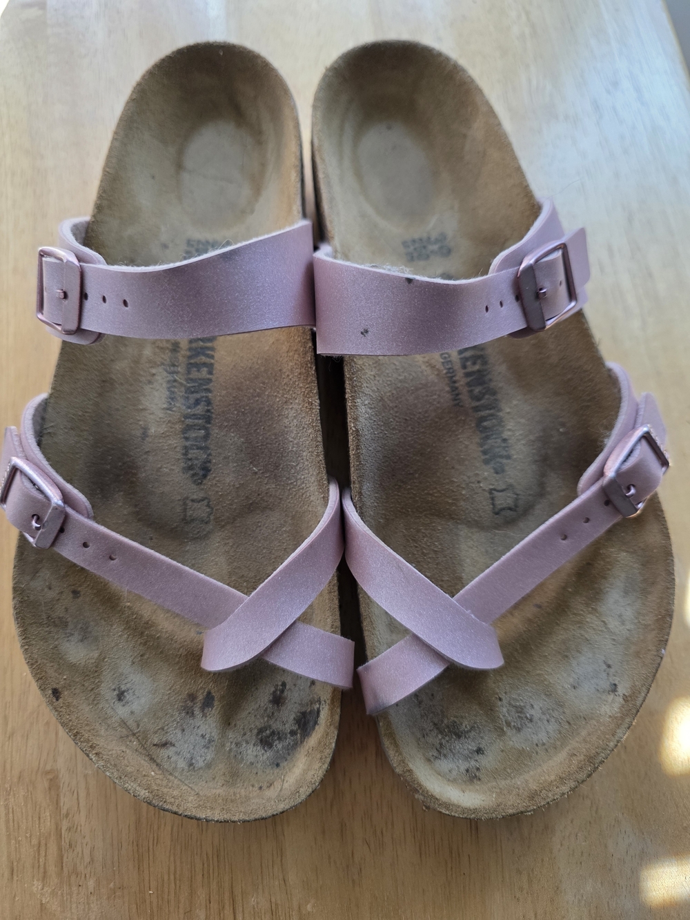 Birkenstock Light Pink Double-Strap Women’s Sandals